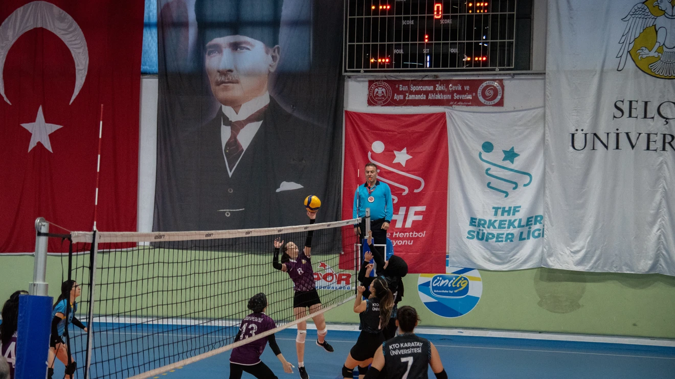 Selçuk Üniversitesi, Ünilig Voleybol Bölgesel Ligi’ne ev sahipliği yapıyor